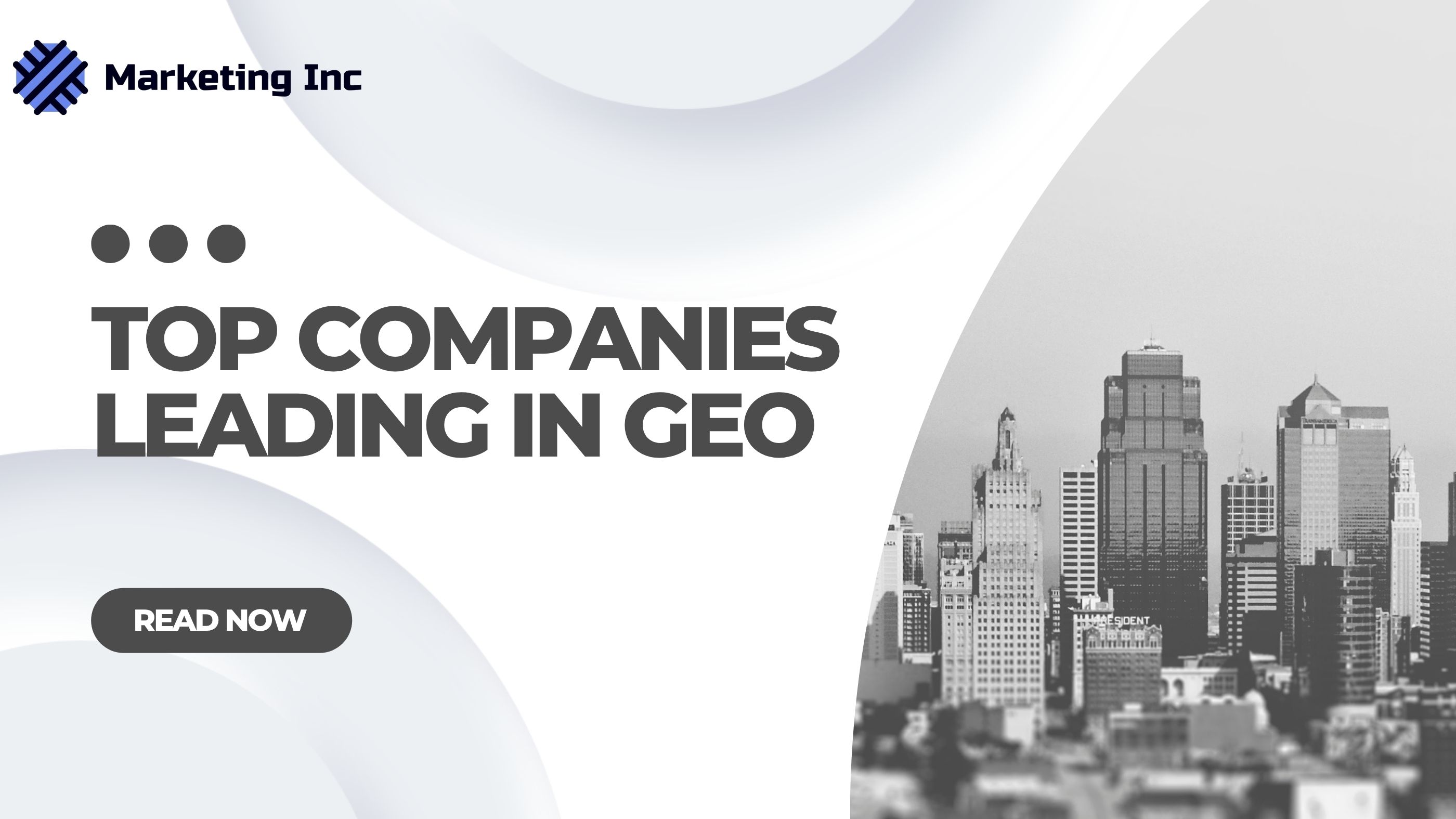 Top Companies Leading in GEO
